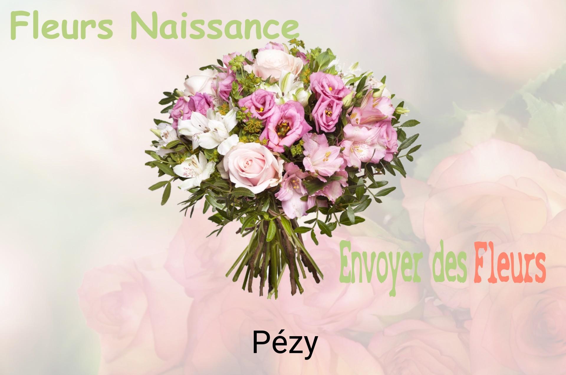 Bouquet de fleurs de naissance livré à Pézy
